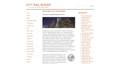 Desktop Screenshot of citybailbonds.com